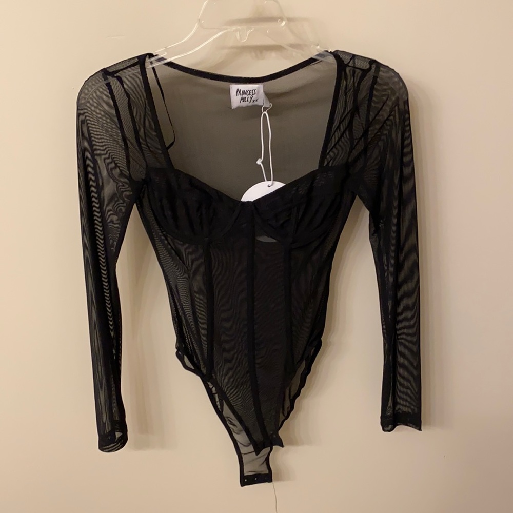 mesh bodysuit brand new w tags
